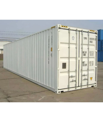 Contenedor de envío blanco...