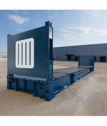 contenedor plano de 20 pies