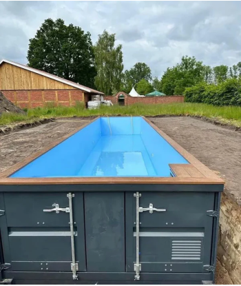 Un contenedor de transporte...